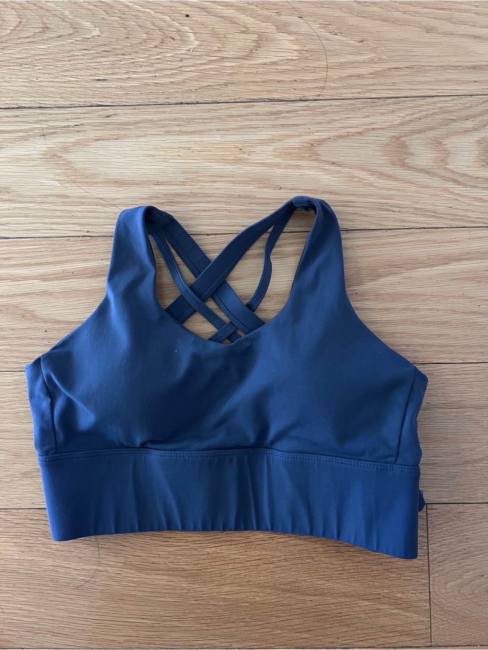 Women’s Navy Crisscross Back Sports Bra